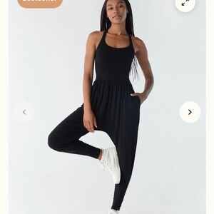 Imbodhi women’s jumpsuit midnight black